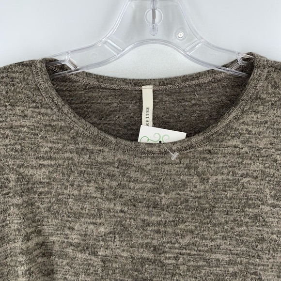 New Boutique Olive Brushed Knit Empire Waist Tunic - Picture 2 of 4